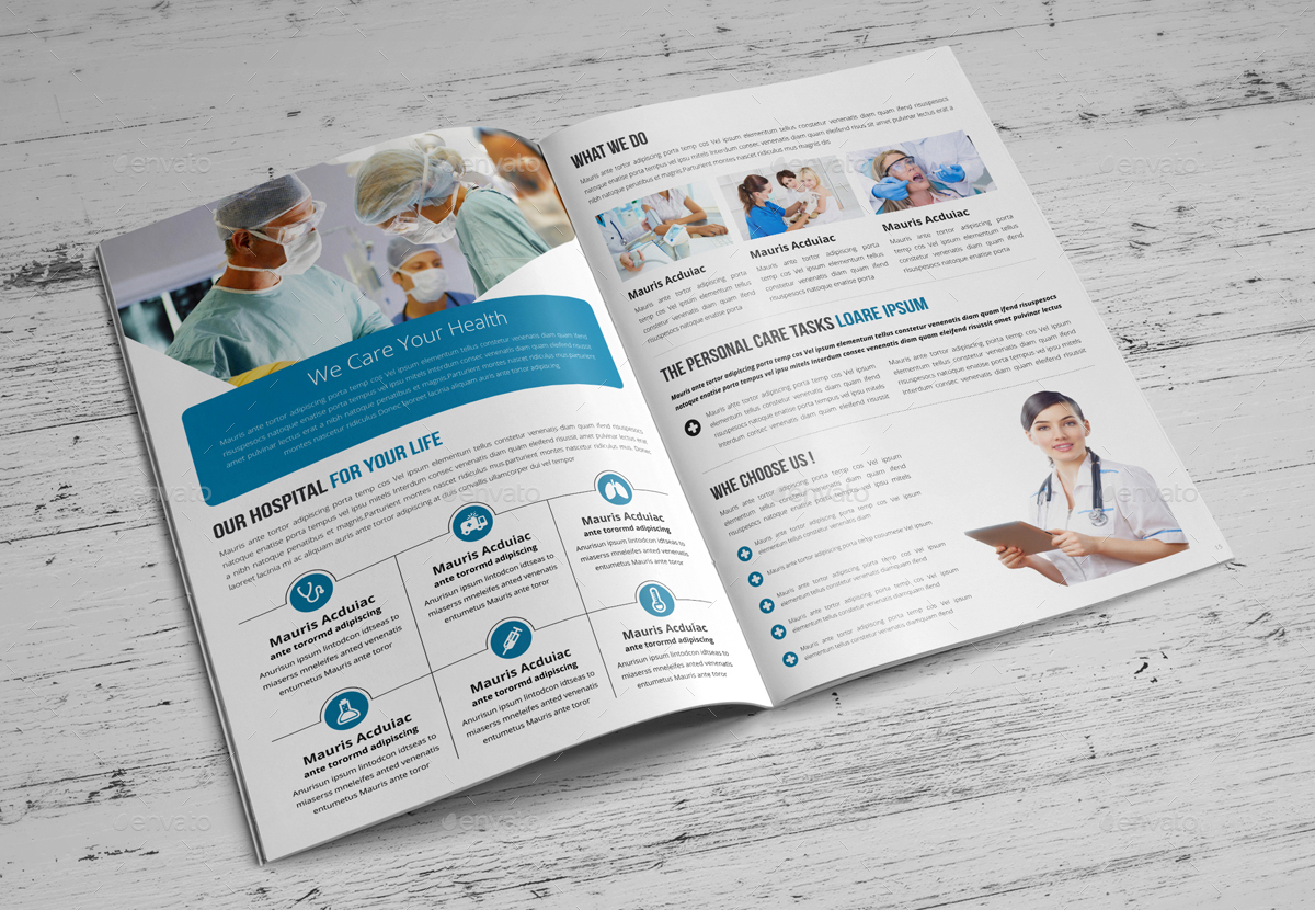 Medical Healthcare Brochure Indesign Template Print Templates